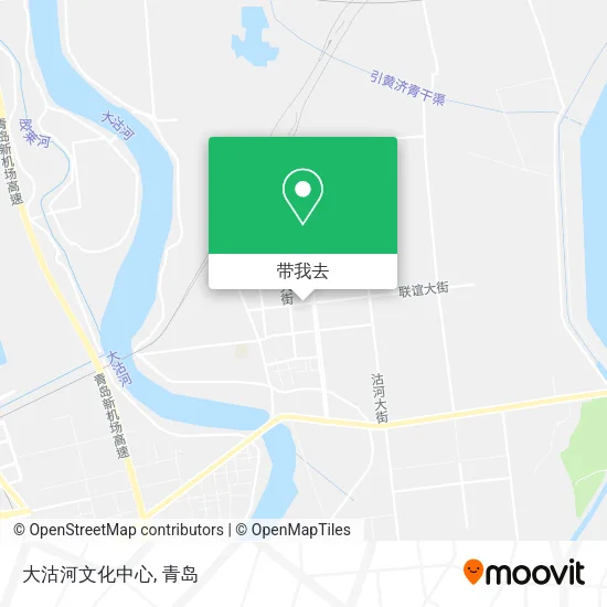 大沽河文化中心地图