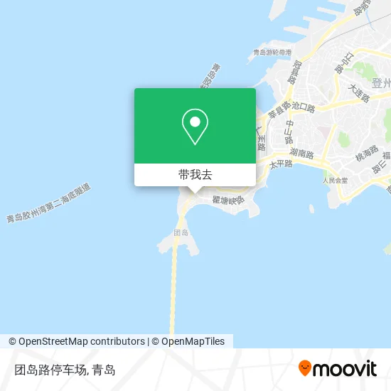 团岛路停车场地图