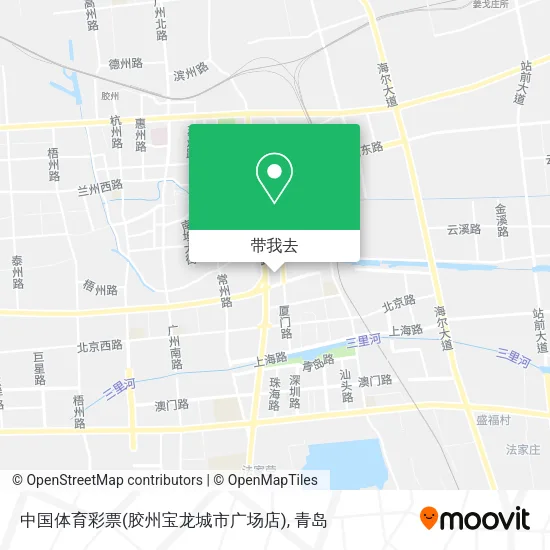 中国体育彩票(胶州宝龙城市广场店)地图