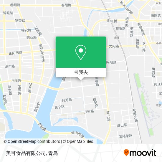 美可食品有限公司地图