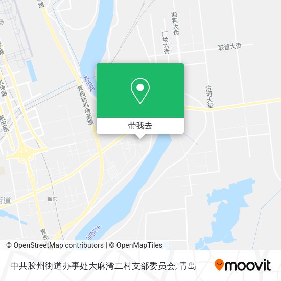 中共胶州街道办事处大麻湾二村支部委员会地图