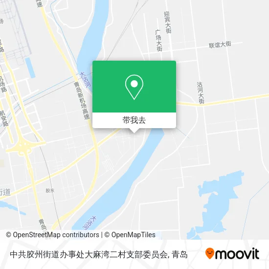中共胶州街道办事处大麻湾二村支部委员会地图