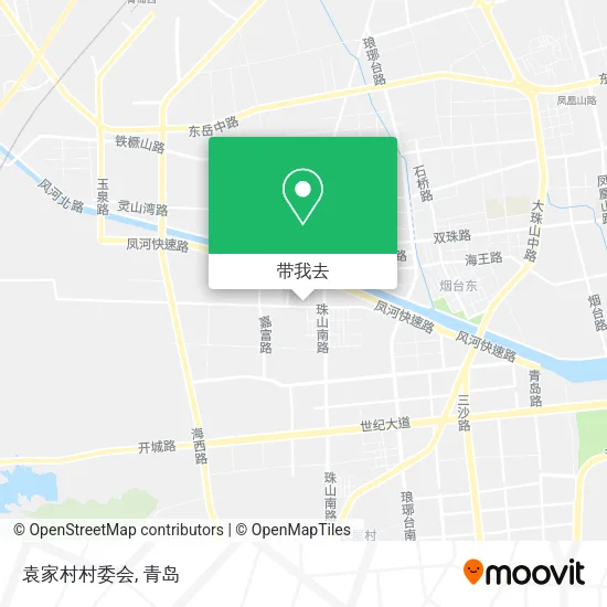 袁家村村委会地图