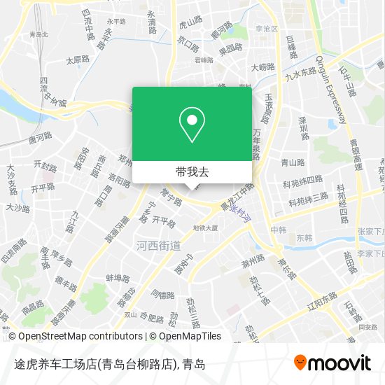 途虎养车工场店(青岛台柳路店)地图