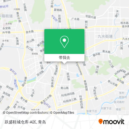 跃盛鞋城仓库-A区地图