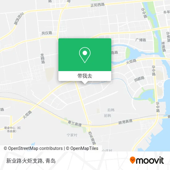 新业路火炬支路地图