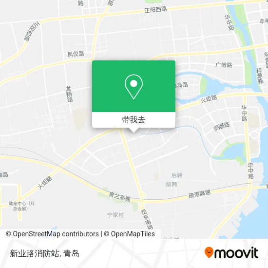 新业路消防站地图