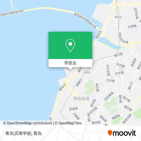 青岛滨海学校地图