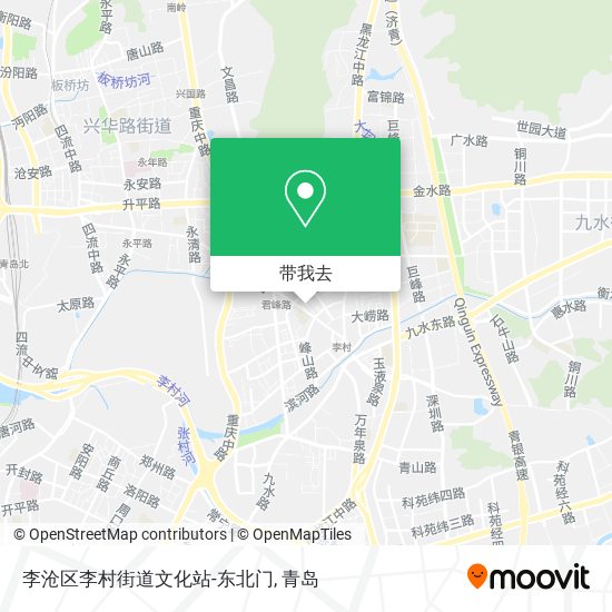 李沧区李村街道文化站-东北门地图