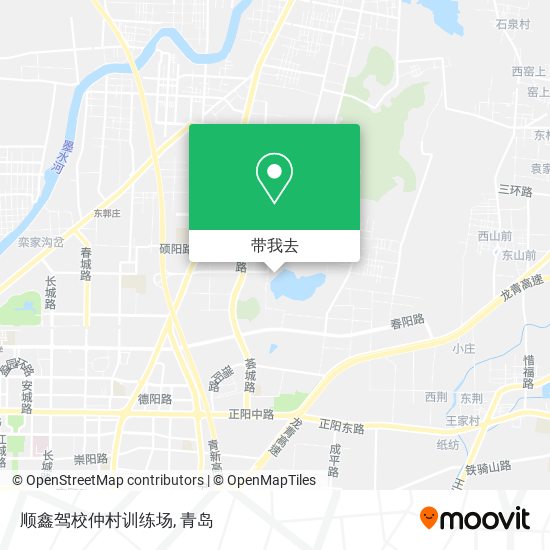 顺鑫驾校仲村训练场地图