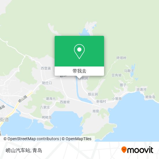 崂山汽车站地图