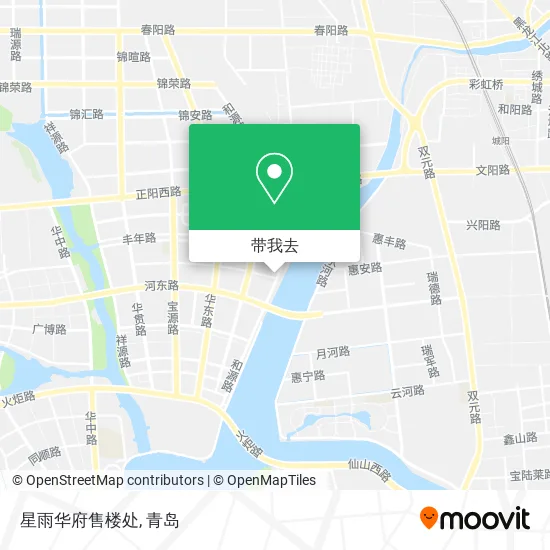 星雨华府售楼处地图