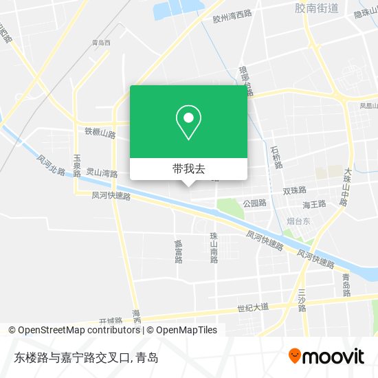 东楼路与嘉宁路交叉口地图