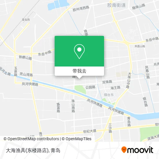 大海渔具(东楼路店)地图