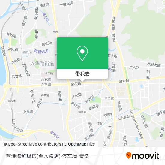 蓝港海鲜厨房(金水路店)-停车场地图