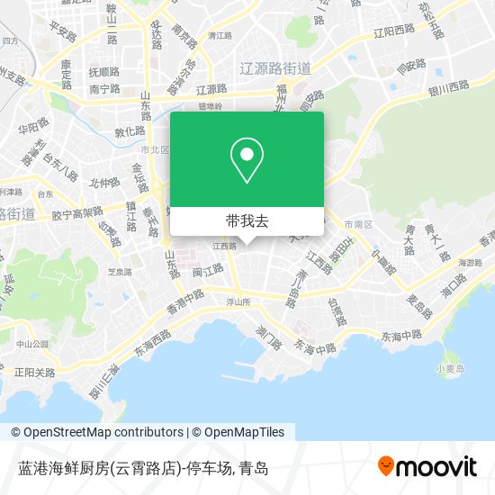 蓝港海鲜厨房(云霄路店)-停车场地图