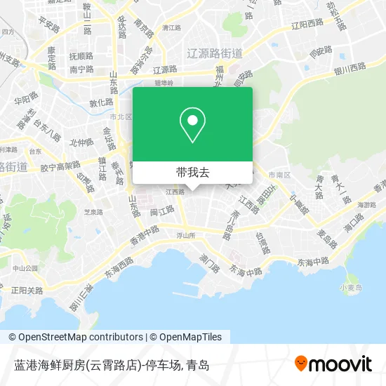 蓝港海鲜厨房(云霄路店)-停车场地图