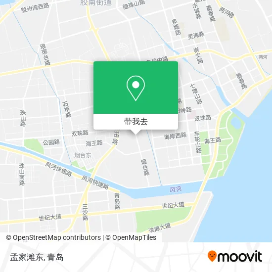 孟家滩东地图