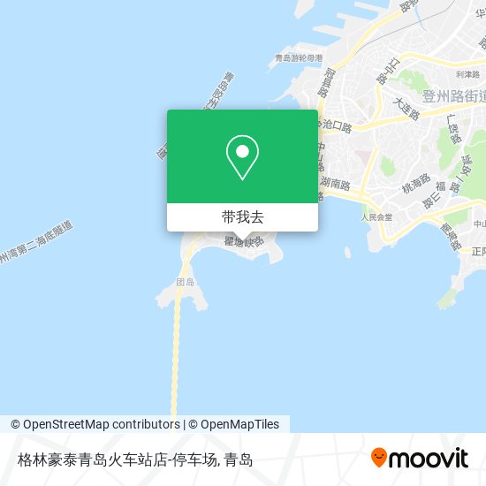 格林豪泰青岛火车站店-停车场地图