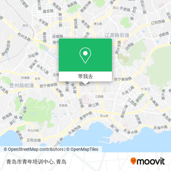 青岛市青年培训中心地图