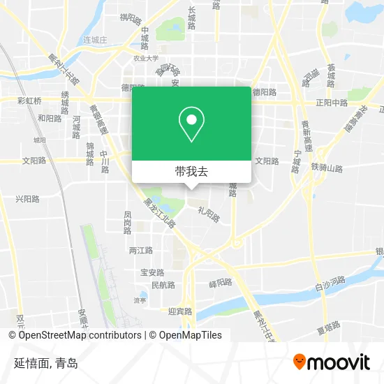 延憘面地图