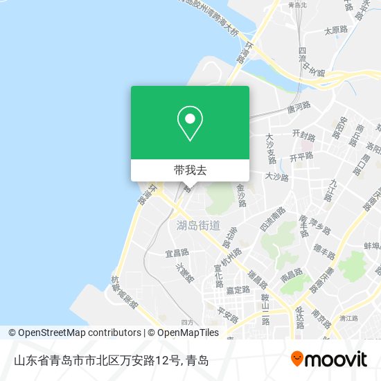 山东省青岛市市北区万安路12号地图