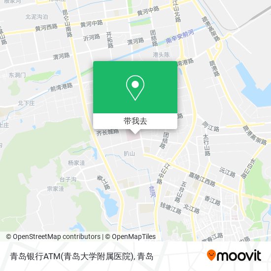 青岛银行ATM(青岛大学附属医院)地图