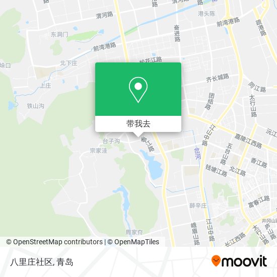 八里庄社区地图