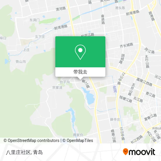 八里庄社区地图