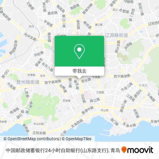 中国邮政储蓄银行24小时自助银行(山东路支行)地图