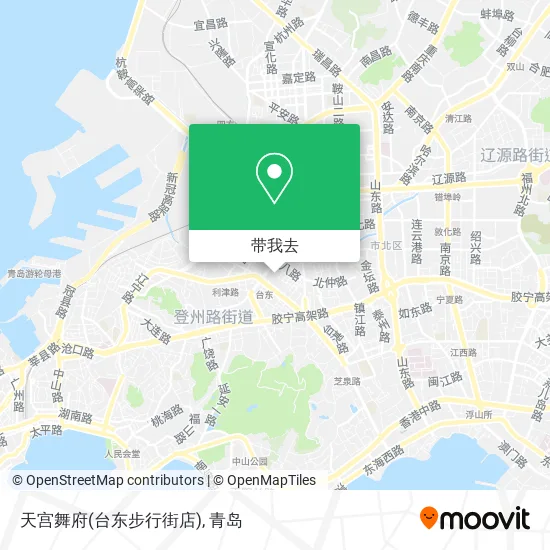天宫舞府(台东步行街店)地图