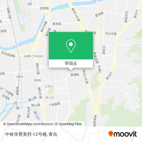 中铁华胥美邦-12号楼地图