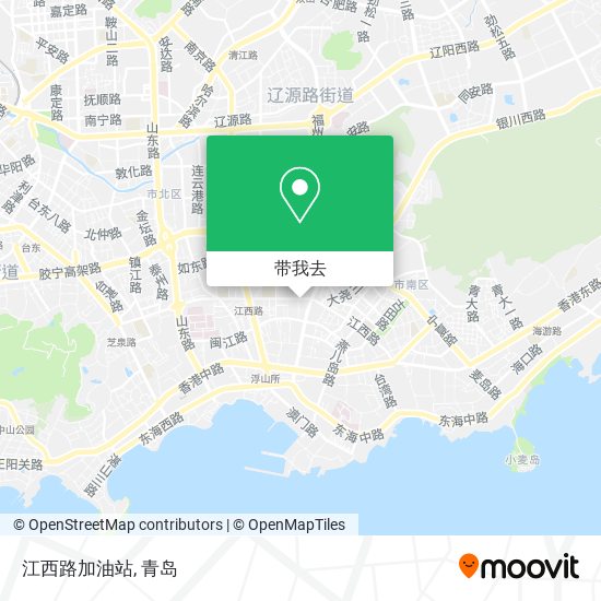 江西路加油站地图