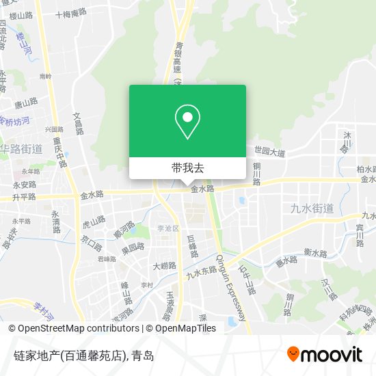 链家地产(百通馨苑店)地图