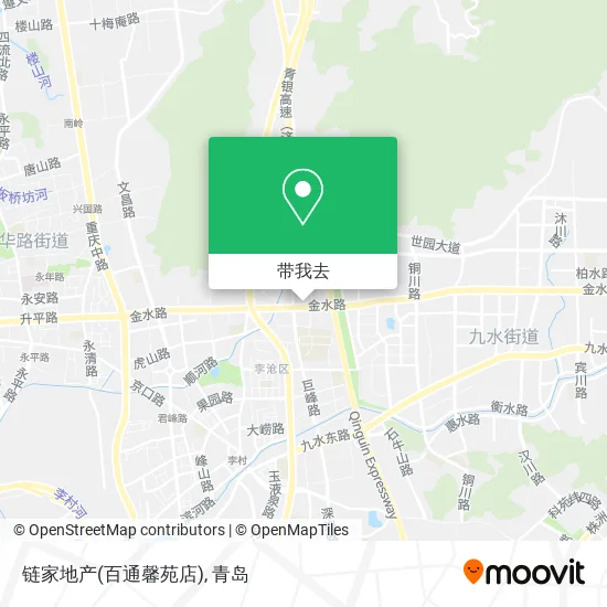 链家地产(百通馨苑店)地图