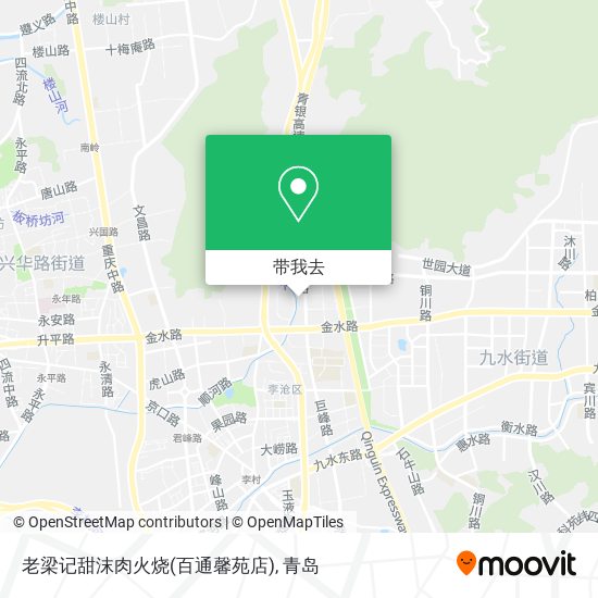 老梁记甜沫肉火烧(百通馨苑店)地图