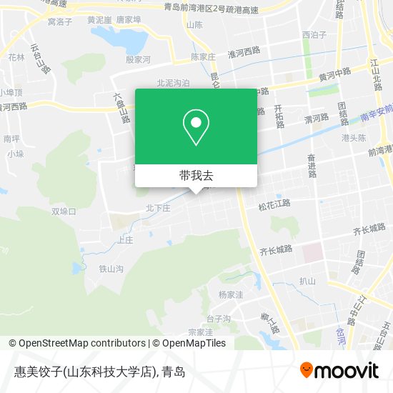 惠美饺子(山东科技大学店)地图