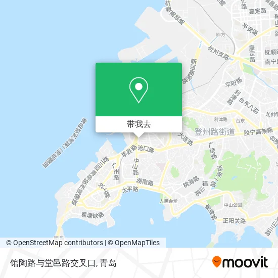馆陶路与堂邑路交叉口地图