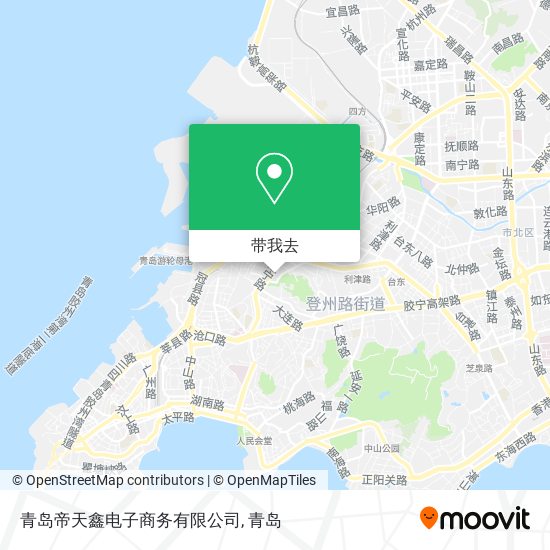 青岛帝天鑫电子商务有限公司地图