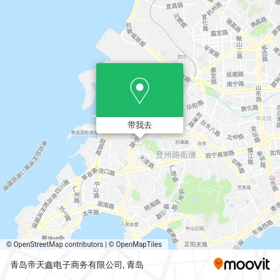 青岛帝天鑫电子商务有限公司地图