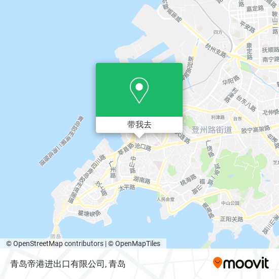 青岛帝港进出口有限公司地图