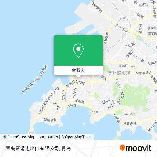 青岛帝港进出口有限公司地图