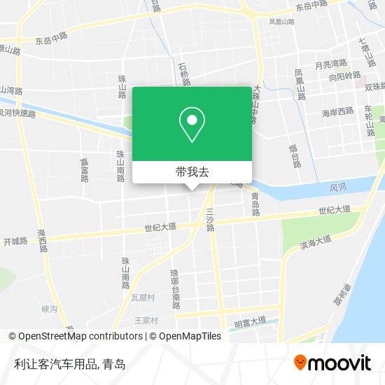 利让客汽车用品地图