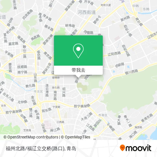 福州北路/福辽立交桥(路口)地图