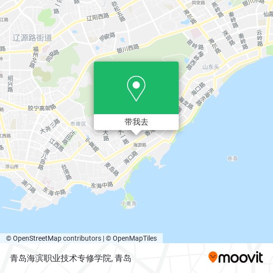 青岛海滨职业技术专修学院地图