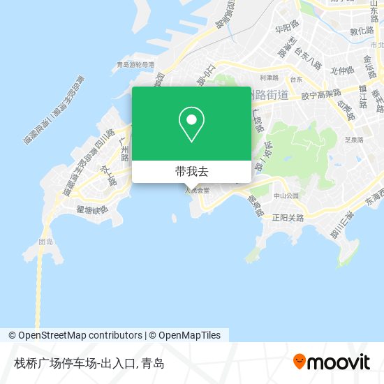 栈桥广场停车场-出入口地图