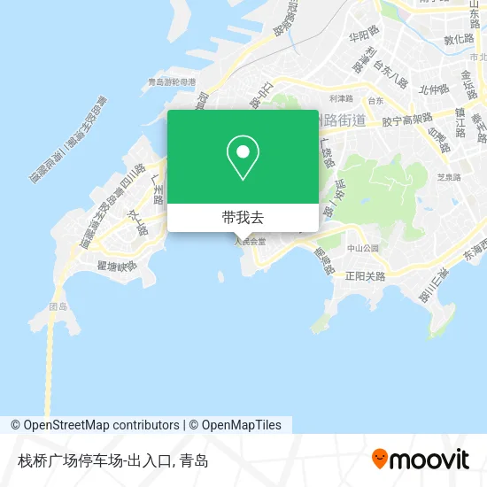 栈桥广场停车场-出入口地图