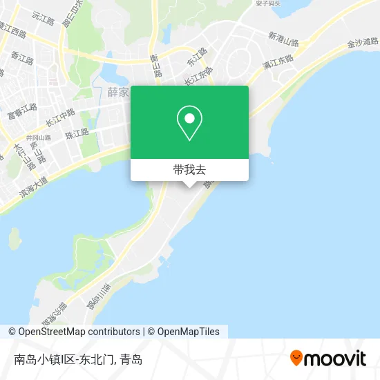 南岛小镇I区-东北门地图