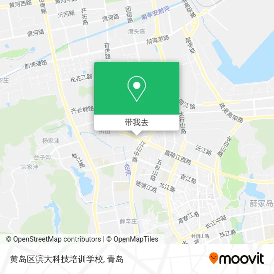 黄岛区滨大科技培训学校地图