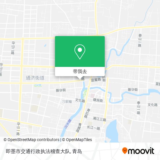 即墨市交通行政执法稽查大队地图